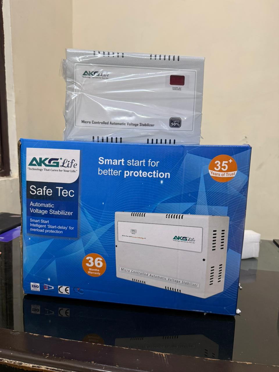 AKG Life Stabilizer Box — Safe Tec 36 Months Warranty